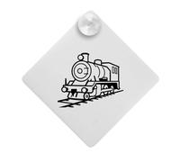 Azeeda 'Steam Train' Suction Cup Car Window Sign (CG00036513)