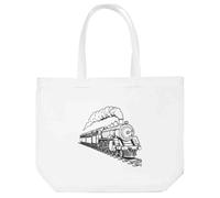 Azeeda 'Steam Train' Tote Shopping Bag For Life (BG00089294)