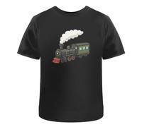 Azeeda 'Steam Train' Unisex T-Shirt - Black, L (TA00399686)