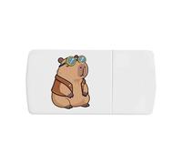 Azeeda 'Steampunk Capybara' Pill Box with Tablet Splitter (PI00043680)