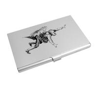Azeeda 'Steampunk Flying Machine Man' Business Card Holder/Credit Card Wallet (CH00051563)
