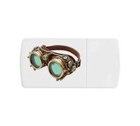 Azeeda 'Steampunk Goggles' Pill Box with Tablet Splitter (PI00042830)
