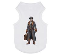 Azeeda 'Steampunk Man' Pet T-Shirt - White, L (PT00189175)