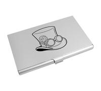 Azeeda 'Steampunk Top Hat' Metal Business Card Holder (CH00055072)