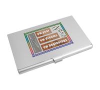 Azeeda 'Stepping into a Brighter Future' Business Card Holder/Credit Card Wallet (CH00045470)
