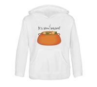 Azeeda 'Stew Season' Children's Hoodie/Hooded Sweater 12-13 Years (KO00153820) White