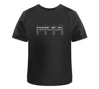 Azeeda 'Stockport Isn't Sh*t' Unisex T-Shirt - 100% Cotton, Black, L (TA00208698)