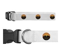 Azeeda 'Stonehenge Wiltshire' Dog Collar - White, S (PR00083213)