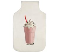 Azeeda 'Strawberry Milkshake' Hot Water Bottle Cover (HW00048319)