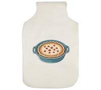 Azeeda 'Strawberry Pie in Dish' Hot Water Bottle Cover (HW00048110)