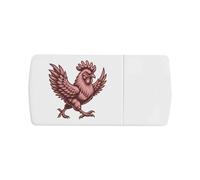 Azeeda 'Strutting Chicken' Pill Box with Splitter (PI00045408)