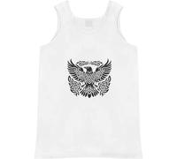 Azeeda 'Stylised Celtic Crow' Adult Vest - White, L (AV00187025)
