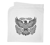 Azeeda 'Stylised Celtic Crow' Cotton Baby Blanket/Shawl (BY00050464)