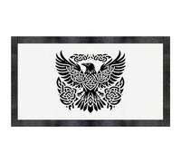 Azeeda 'Stylised Celtic Crow' Pet Feeding Mat (PM00038648)