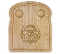 Azeeda 'Stylised Thistle Plant' Wooden Breakfast Board (WB00098113)