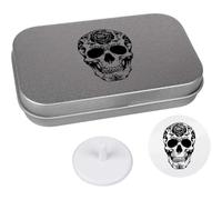 Azeeda 'Sugar Skull' Golf Markers Gift Set (GO00076353)