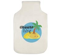 Azeeda 'Summer Living' Hot Water Bottle Cover (HW00049782)