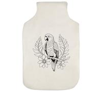 Azeeda 'Summer Parrot' Hot Water Bottle Cover (HW00048804)