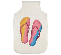 Azeeda 'Summer Sandals' Hot Water Bottle Cover (HW00042680)