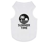 Azeeda 'Summer Time' Pet Dog/Cat T-Shirt, S (PT00165745)