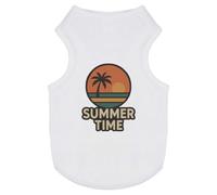Azeeda 'Summer Time' Pet Dog/Cat T-Shirt, S (PT00165749)