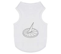 Azeeda 'Sun Dial' Pet Dog/Cat T-Shirt, L (PT00156599)