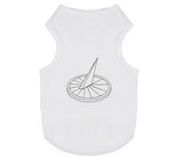 Azeeda 'Sun Dial' Pet Dog/Cat T-Shirt, M (PT00156598)