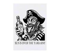 Azeeda 'Sun Over The Yardarm' Temporary Tattoo - Water Resistant, Skin-Safe, Non-Toxic Transfer (TO00105243)