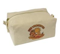 Azeeda 'Sun Worshipper' Canvas Wash Bag/Makeup Case (CS00045169)