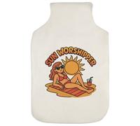 Azeeda 'Sun Worshipper' Hot Water Bottle Cover (HW00042311)