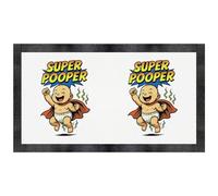 Azeeda 'Super Pooper' Pet Feeding Mat (PM00033047)