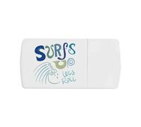 Azeeda 'Surfs Up Lets Roll' Pill Box with Tablet Splitter (PI00043240)