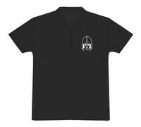 Azeeda 'Sutton Hoo Helmet' Polo Shirt - Black, L (PL00135824)