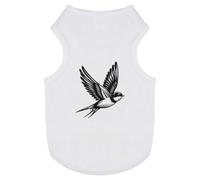 Azeeda 'Swallow Bird In Flight' Pet Dog/Cat T-Shirt, S (PT00158577)