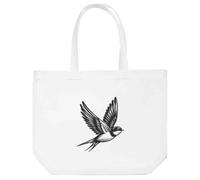 Azeeda 'Swallow Bird In Flight' Tote Shopping Bag For Life (BG00084461)