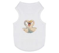 Azeeda 'Swan Couple' Pet T-Shirt - White, M (PT00195422)