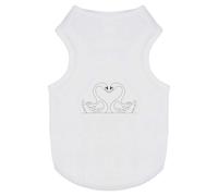 Azeeda 'Swans In Love' Pet Dog/Cat T-Shirt, M (PT00151186)
