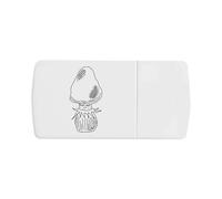 Azeeda 'Sweet Little Fungi' Pill Box with Tablet Splitter (PI00044465)