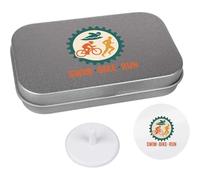 Azeeda 'Swim Bike Run Triathlon' Golf Markers Gift Set (GO00084772)