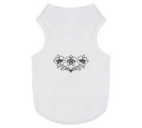 Azeeda 'Symmetrical Orchid Line Art' Pet Dog/Cat T-Shirt, S (PT00148961)