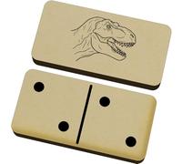 Azeeda 'T Rex Dinosaur Face' Domino Set & Box (DM00056570)