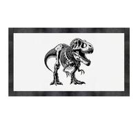 Azeeda 'T Rex Dinosaur Skeleton' Pet Feeding Mat (PM00030863)