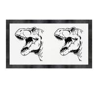 Azeeda 'T Rex Portrait' Pet Feeding Mat (PM00036907)