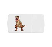 Azeeda 'T-Rex Roaring' Pill Box with Tablet Splitter (PI00042109)