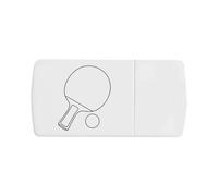 Azeeda 'Table Tennis Bat and Ball' Pill Box with Splitter (PI00044453)