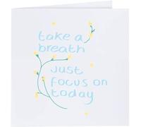 Azeeda 'Take A Breath ' Blank Greeting Card (GC00083369)