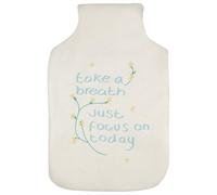 Azeeda 'Take A Breath ' Hot Water Bottle Cover (HW00044792)