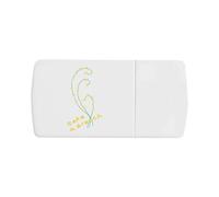 Azeeda 'Take A Breath' Pill Box with Tablet Splitter (PI00040965)