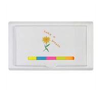 Azeeda 'Take A Breath ' Sticky Note Ruler Pad (ST00047155)