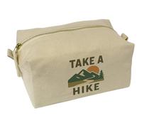 Azeeda 'Take a Hike Mountains' Canvas Wash Bag/Makeup Case (CS00045764)